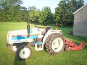  Compact Farm Tractor 21hp Mitsubishi MT210 w/Farm King Finish Mower